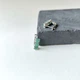 Серебряные серьги с натуральным изумрудом 2.106ct, фианитами (2162230) - изображение 3