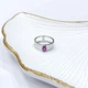 Срібна каблучка з натуральним рубіном 0.5ct, вага виробу 4,16 гр (2165262) - зображення 6