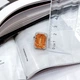 Срібна каблучка з блакитним кварцом 15.478ct, фіанітами, вага виробу 8,61 гр. - зображення 4