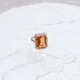Срібна каблучка з блакитним кварцом 15.478ct, фіанітами, вага виробу 8,61 гр. - зображення 7