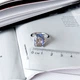 Серебряное кольцо с мистик топазом 12.237ct, вес изделия 6,22 гр (2163824) - изображение 4