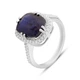 Срібна каблучка з натуральним сапфіром 8.087ct, вага виробу 4,82 гр (2157809) - зображення 1