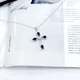 Серебряное колье с натуральным сапфиром 1.152ct, вес изделия 3,88 гр (2167631) - изображение 3