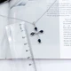 Серебряное колье с натуральным сапфиром 1.152ct, вес изделия 3,88 гр (2167631) - изображение 4