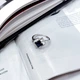 Серебряное кольцо с натуральным сапфиром 2.13ct, фианитами, вес изделия 3,18 гр (2162612) - изображение 2