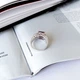 Серебряное кольцо с Султанит султанитом 4.122ct, вес изделия 3,7 гр (2163848) - изображение 3