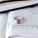 Серебряное кольцо с Султанит султанитом 4.122ct, вес изделия 3,7 гр (2163848) - изображение 4