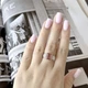 Серебряное кольцо с Султанит султанитом 4.122ct, вес изделия 3,7 гр (2163848) - изображение 5