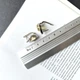 Серебряные серьги с Натуральным зеленим кварцем 5.125ct, фианитами (2162209) - изображение 3
