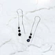 Серебряные серьги с натуральным сапфиром 2.585ct (2167549) - изображение 4