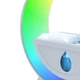 Зволожувач повітря Астронавт з RGB підсвічуванням та USB антигравітаційний крапельний Білий - зображення 6