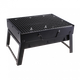 Мангал чемодан складной переносной Universal BBQ Folding Grill разборной портативный барбекю гриль с решеткой для пикника - изображение 8