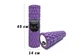 Массажный ролик EasyFit Grid Roller 45 см v.2.1 Фиолетовый - изображение 1