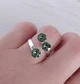Комплект прикрас Hand Made з кристалами Swarovski зеленого кольору Erinit - зображення 3