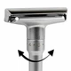 Бритва Т-подібна Shaving Factory Аdjustable Safety Razor with stand - изображение 5