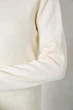 Светр жіночий однотонний колір молочний one size 244R5550 - зображення 5