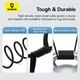 Кабель Type-C на USB Baseus Gem Series Fast Charging Data Cable (2m, 100W, 6A, 480 Mbps). Black - зображення 7