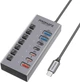 USB-C хаб 7-в-1 Promate Gegahub-10G Grey (gegahub-10g) - изображение 1