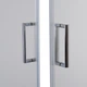 Кабина для душа BRAVO прямоугольная двухдверная без поддона Notec N120FS 120x80x185см матовый витраж 5 мм профиль сатин 000028403 - изображение 4