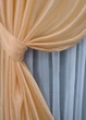 Комплект готових штор VR-Textil Атлас № 797ш Персиковий 150х270 см 2 шт (30-576) - зображення 4