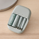 Набор аккумуляторных батареек IKEA LADDA зеленый 2450mAh 4 шт 505.046.92 - изображение 4