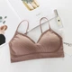 Женский топ топик в рубчик бюстгальтер бралетт лиф Honey Fashion Accessories S/М темно-пудровый (2-279) - изображение 1