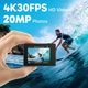 Екшн-камера Akaso EK7000 / 20Мп / 4K / 30fps / Wi-Fi / Чорна Б/В k1 - зображення 2