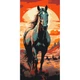 Картина по номерам 40х80 см. Конь Horse artАС11541 - изображение 1