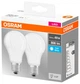 LED лампа 2шт груша 8,5Вт 4000К E27 220-240В некерована OSRAM 4058075152670 (00137943) - зображення 1