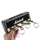 Ключниця настінна у вигляді гітарного підсилювача/комбіка Marshall з 4 штекерами брелками для ключів (ML-27457) - зображення 3