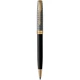 Кулькова ручка Parker SONNET Black Cisele Silver GT BP 87 332 - зображення 1