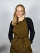 Фартух бармена, офіціанта, кухаря Vsetex Cappuccino Canvas Коричневий - зображення 8