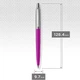 Ручка шариковая Parker JOTTER Originals Magenta CT BP блистер 15 536 - изображение 4