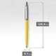 Ручка шариковая Parker JOTTER Originals Yellow CT BP блистер 15 336 - изображение 4