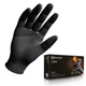 Защитные нитриловые перчатки Mercator Gogrip 2XL черные 25 пар - изображение 1
