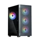 Корпус Zalman I4 TG без БЖ 2xUSB 3.0 1xUSB 2.0 ATX RGB пластик загартоване скло сталь чорний - зображення 1