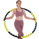 Массажный обруч разборной фитнес круг Hula Hoop DOUBLE GRACE MAGNETIC d-104 см JS-6001 - изображение 1