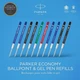 Стрижні Parker GEL гелев. син. М блістер 2шт 10 362BLU2 - зображення 2