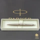 Ручка шариковая Parker JOTTER ARMY Stainless Steel CT BP Эмблема ВСУ + Трезубец ЗСУ 16132_W101b - изображение 5
