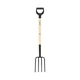 Вилы садовые с деревянной ручкой Fiskars Solid - изображение 1