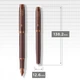 Ручка перьевая Parker IM Professionals Monochrome Burgundy FP F 28 311 - изображение 5