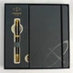 Набор Parker INGENUITY Black Lacquer GT BP шариковая ручка и блокнот Black Lacquer Золотистый 60 032b24 - изображение 3