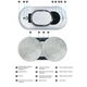 Робот для миття вікон Inspire IQ cleaner HCR-01 без бака для води - зображення 7