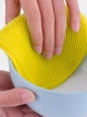 Силіконова губка для миття посуду Silicone Sponge Yellow - изображение 4