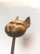 Статуетка Кицька коричнева з металом (дерево), 51041К - зображення 6