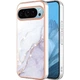 Захисний чохол Deexe Marble Style для Google Pixel 9 / 9 Pro - White - зображення 1