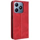 Чехол-книжка Deexe Retro Style для Realme C63 / C61 / Note 60x - Red - изображение 6