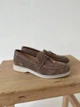 Жіночі лофери ShoesBand Шоколадного кольору натуральна замша 36 (23,5 см) (S36091-3) - зображення 9