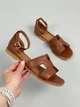 Босоніжки жіночі ShoesBand Руді натуральна шкіра 37 (24 см) (S39061-1) - зображення 9