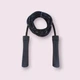 Скакалка посилена для кросфіту BAX 3 m 151234 Black - зображення 1